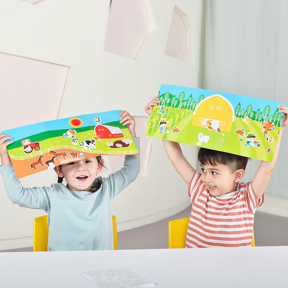 西班牙 APLI - 旅遊貼紙-小農夫種菜去