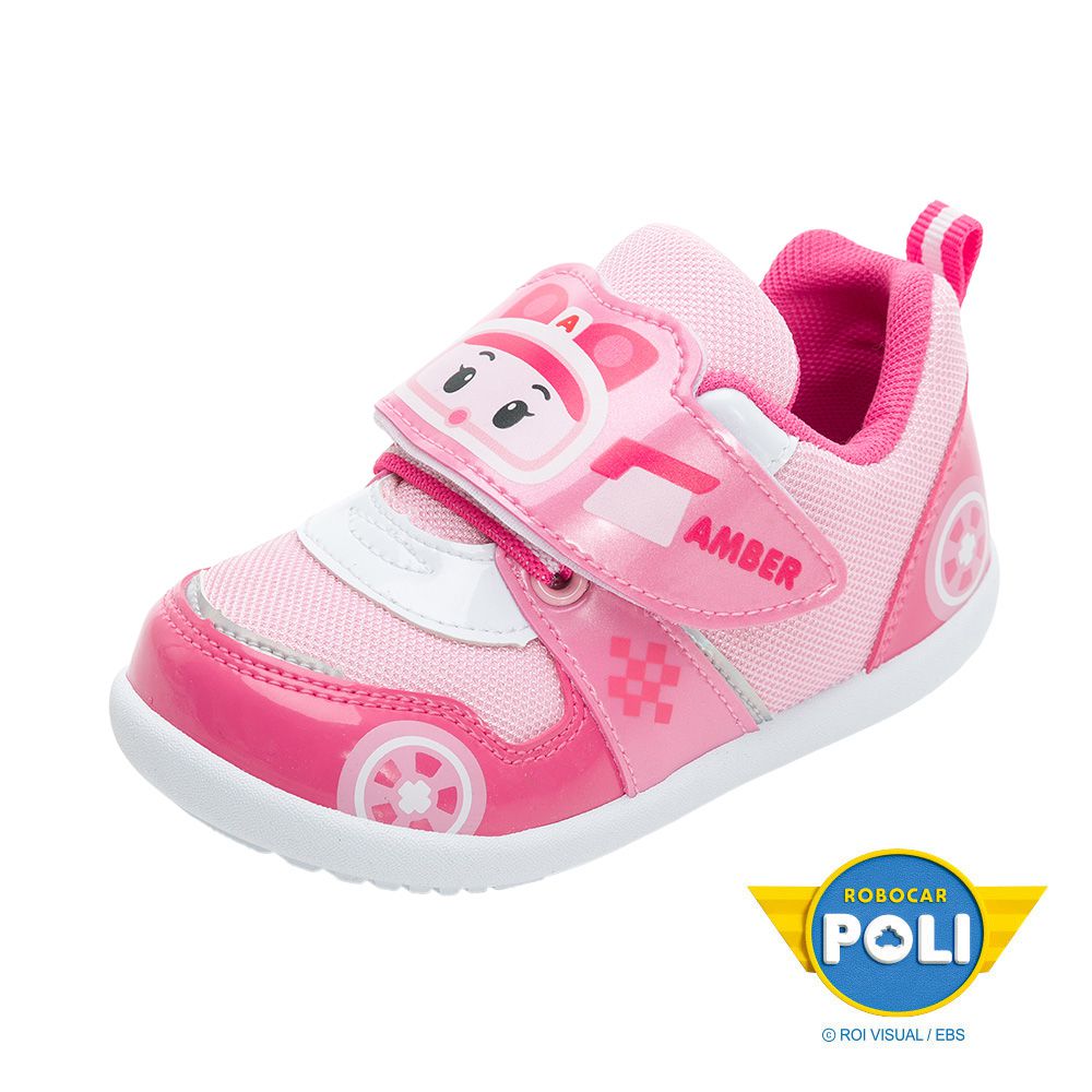 POLI 波力救援小英雄 - POLI 童鞋 休閒運動鞋 POKB34203-抗菌防臭輕量-粉紅-(小童段)