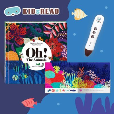 KIDsREAD《絕美鏤空藝術繪本》法國原創ｘ認識動物