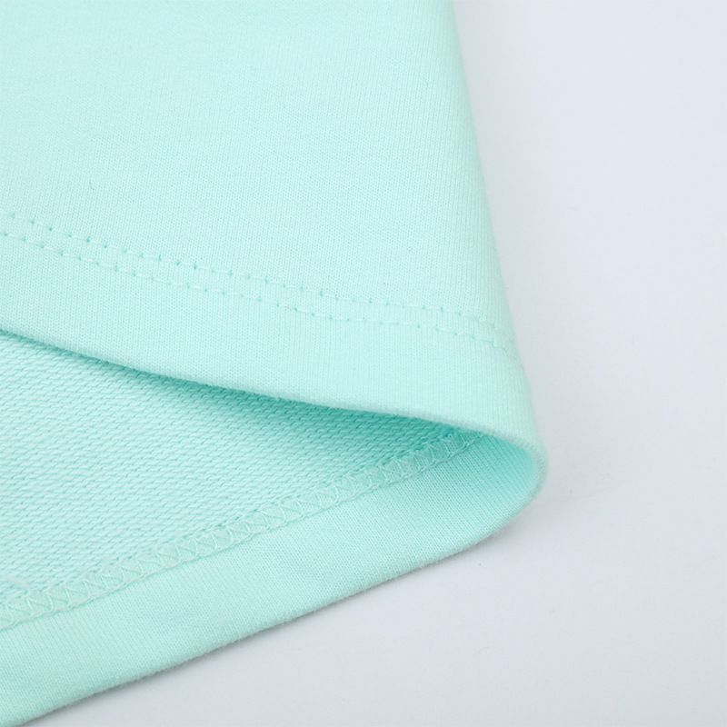 Jumping meters - 純棉翻領拼色長袖連身洋裝-兔子-粉+藍+紅+黃