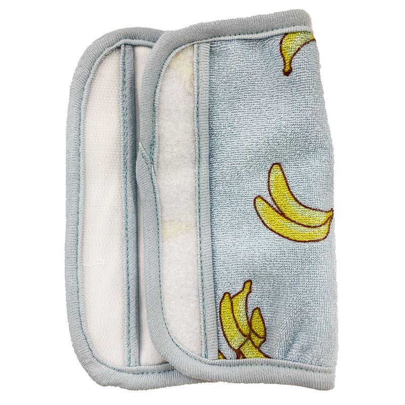 akachan honpo - 揹巾口水巾-淺藍色 (約23×17cm)