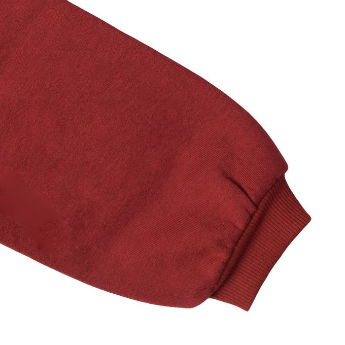 akachan honpo - 長袖休閒上衣-刷毛白熊-紅色