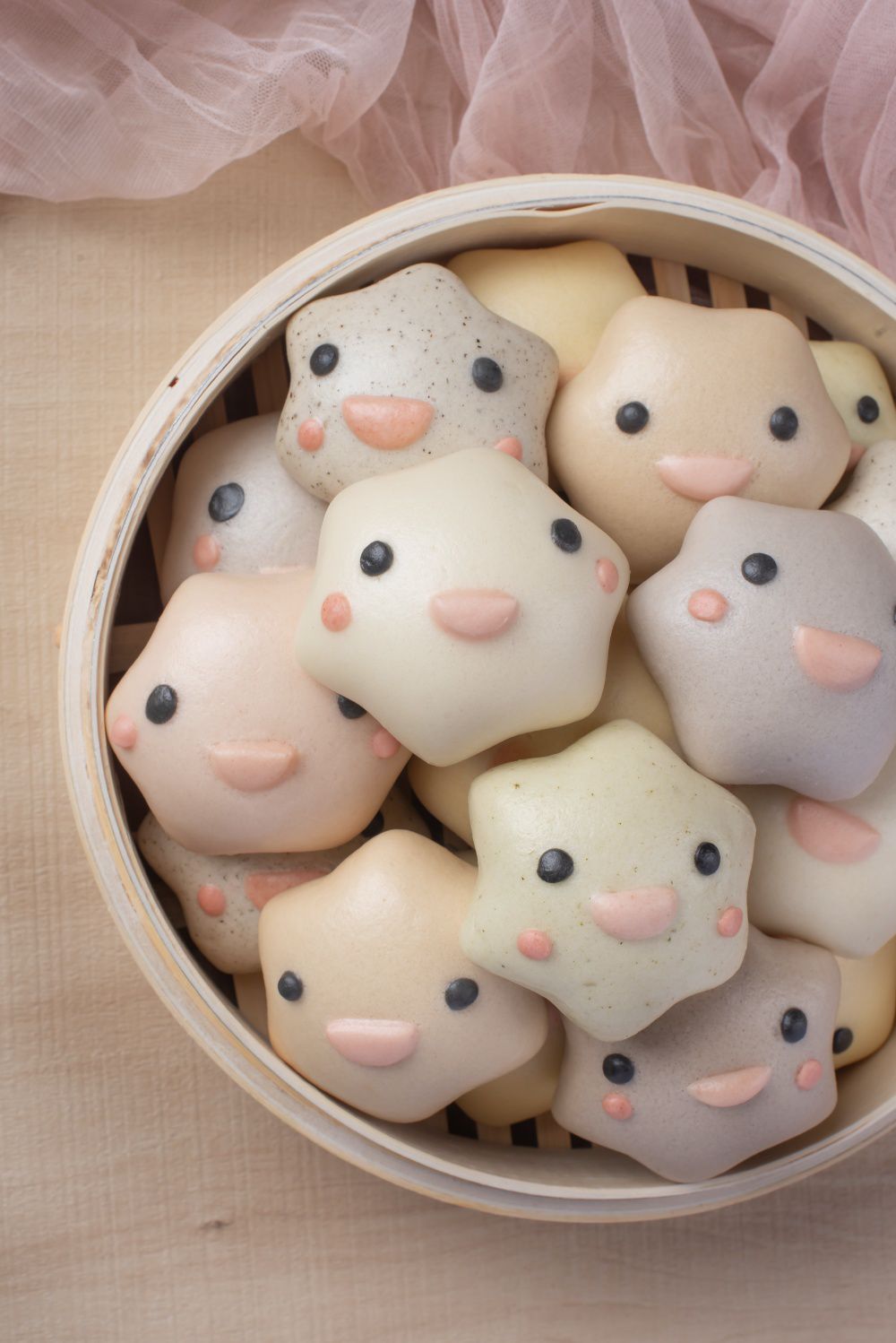 老甜媽手工饅頭 - 微笑小星星饅頭-12入360克