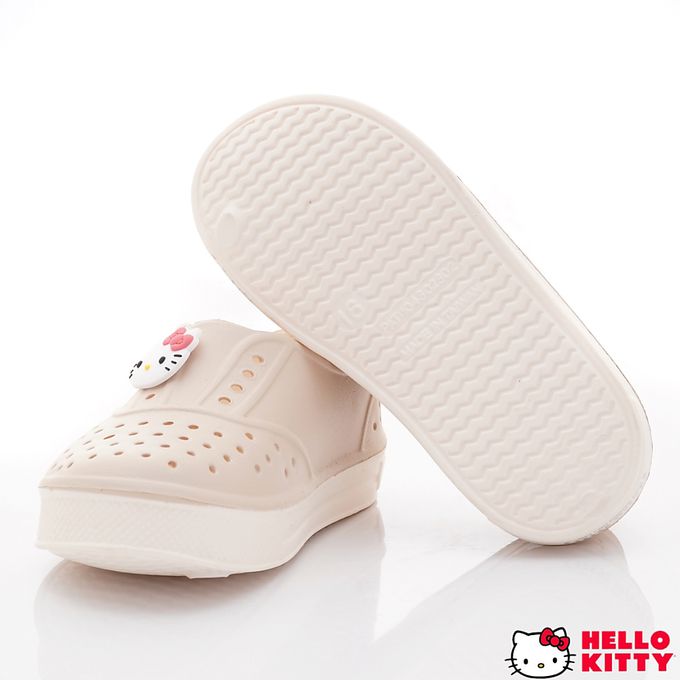 HELLO KITTY - HELLO KITTY超輕洞洞休閒款 823637奶茶(中小童段)-休閒鞋-奶茶