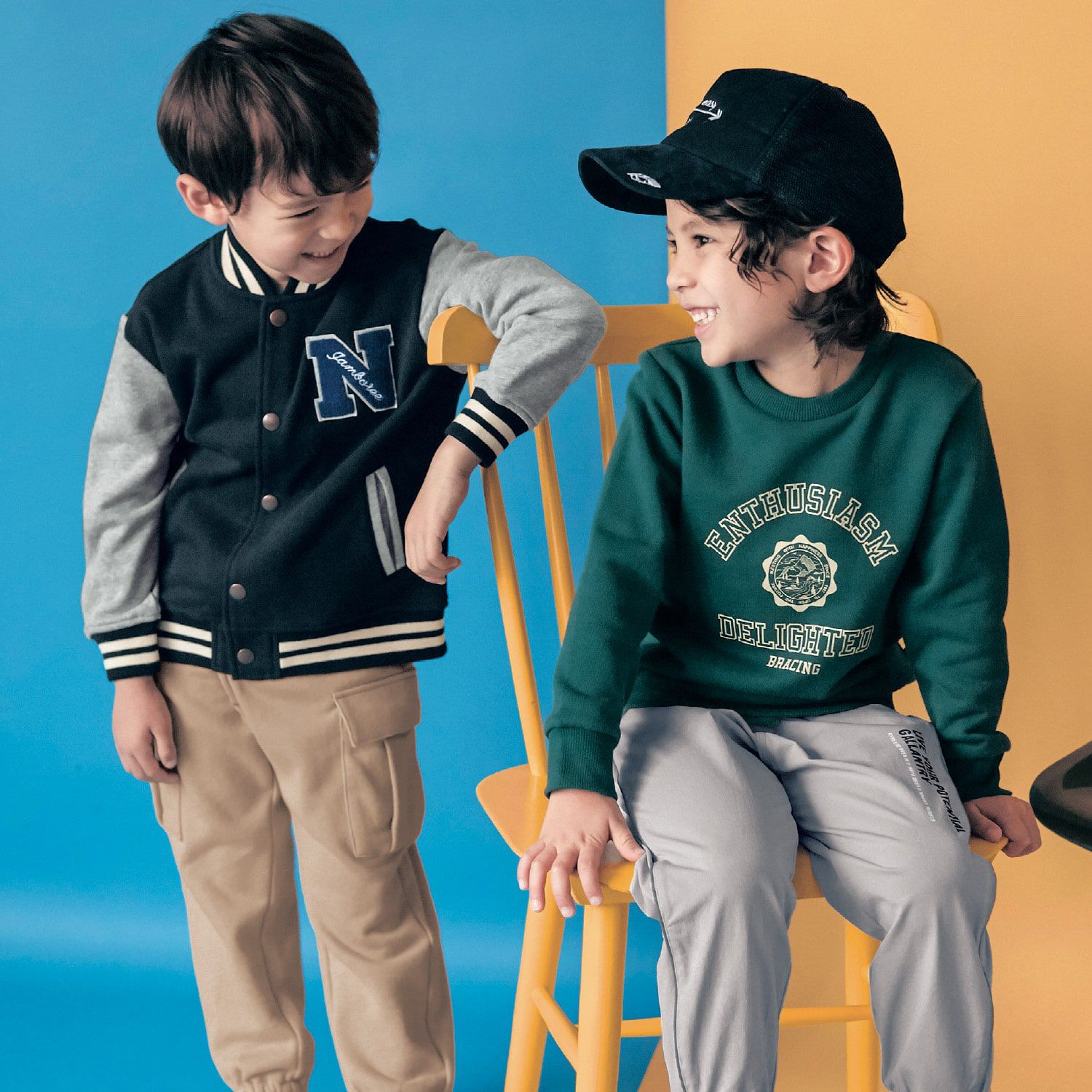 日本千趣會 - 美式街頭工裝風休閒長褲-軍綠