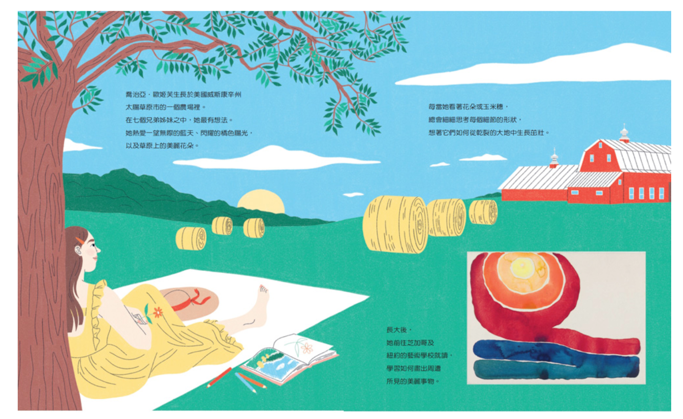 從經典名畫認識藝術家──超越自我的歐姬芙