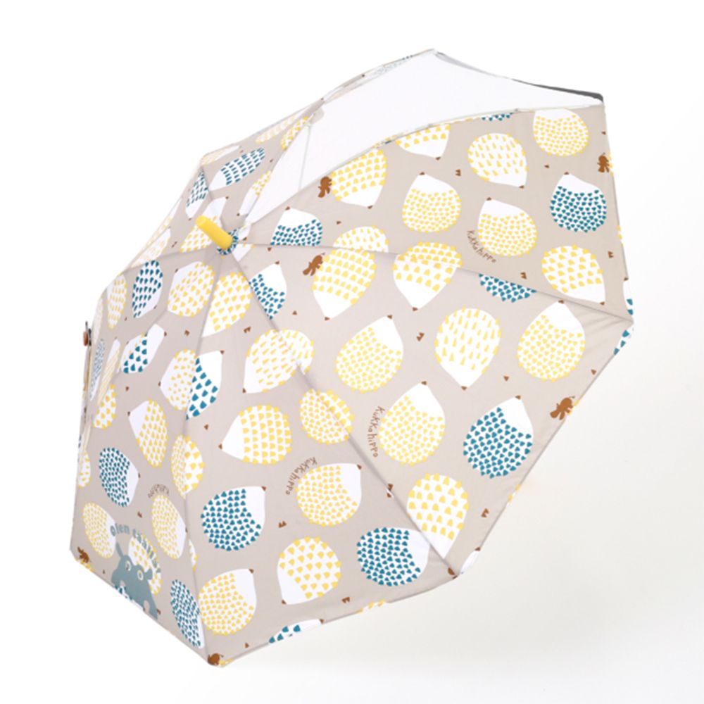 [新版]兒童單片透明直傘-萌萌刺蝟