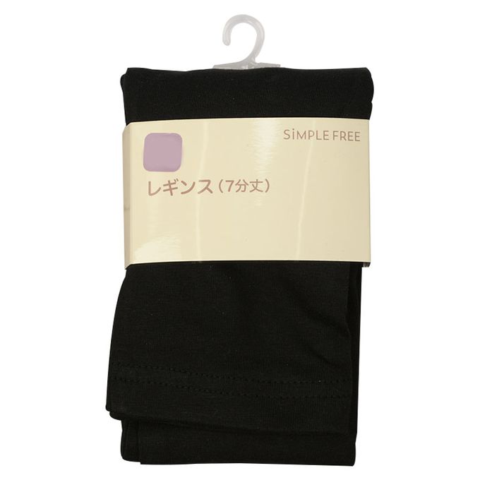 akachan honpo - 7分內搭褲-黑色