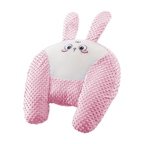 JoyNa - 嬰兒趴睡枕 排氣枕 防吐奶枕 安撫枕-粉兔子 (53*53*10cm)