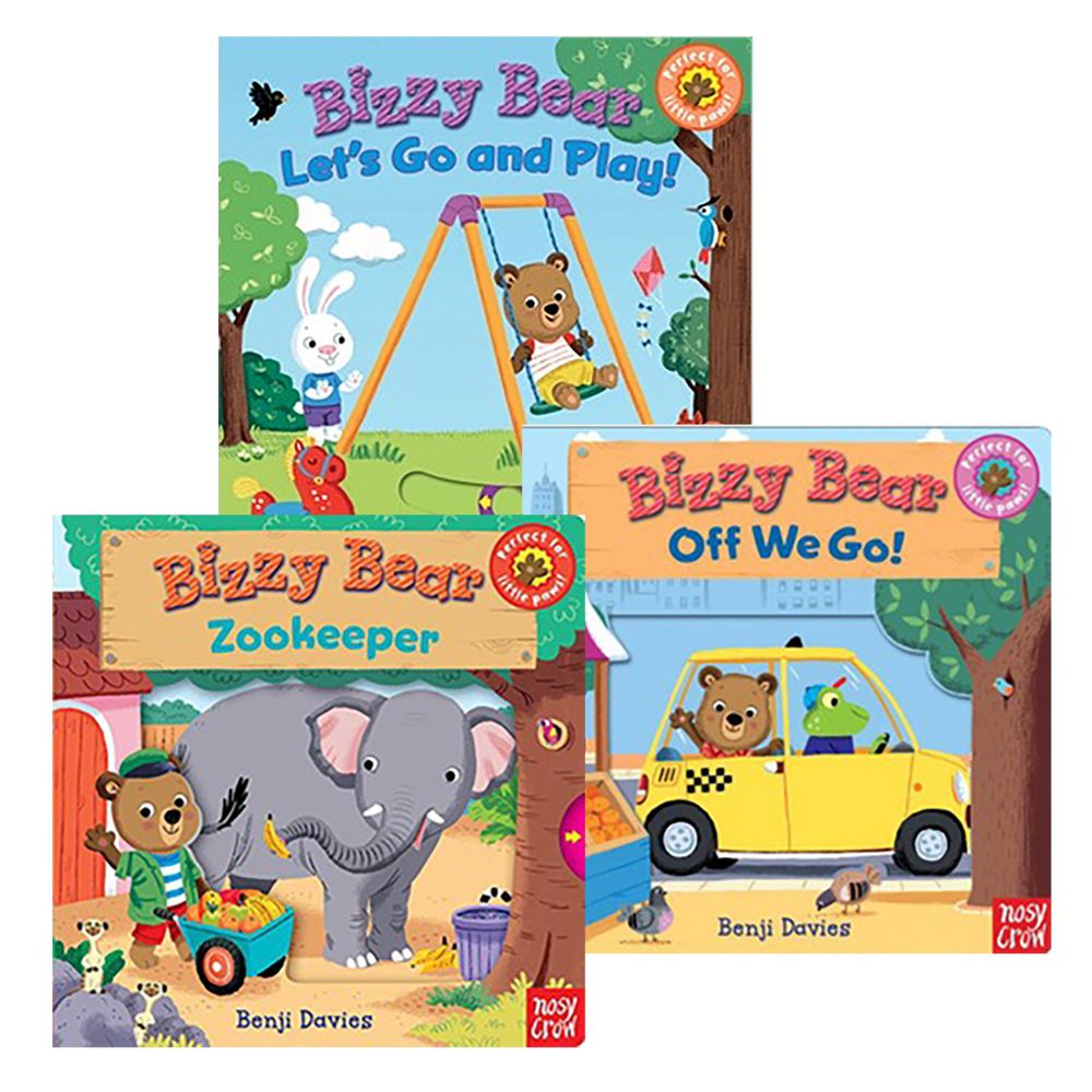 【合購組】忙碌小熊:遊樂場+小熊的旅行+小熊動物飼育員-3本