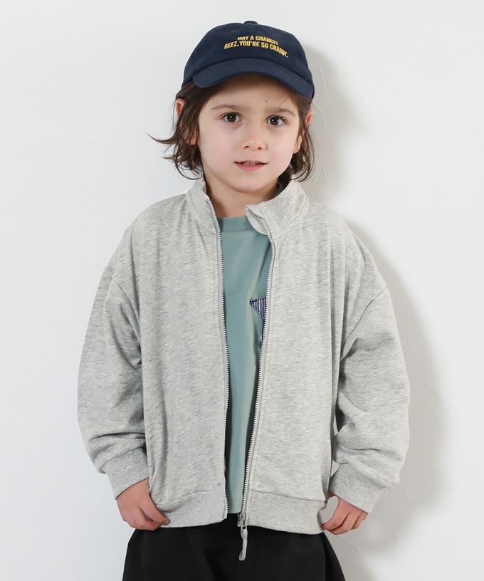 日本 devirock - 100%棉 百搭立領拉鍊夾克/外套-藍綠