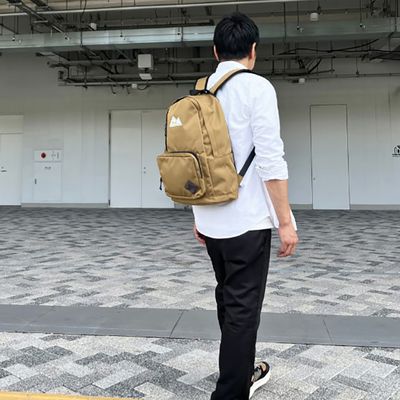 日本BEEM - Boite OUT DOOR防潑水休閒後背包-卡其色