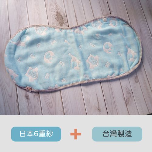 日本六重紗360度拍嗝圍兜2件組_副食品階段/離乳期適用