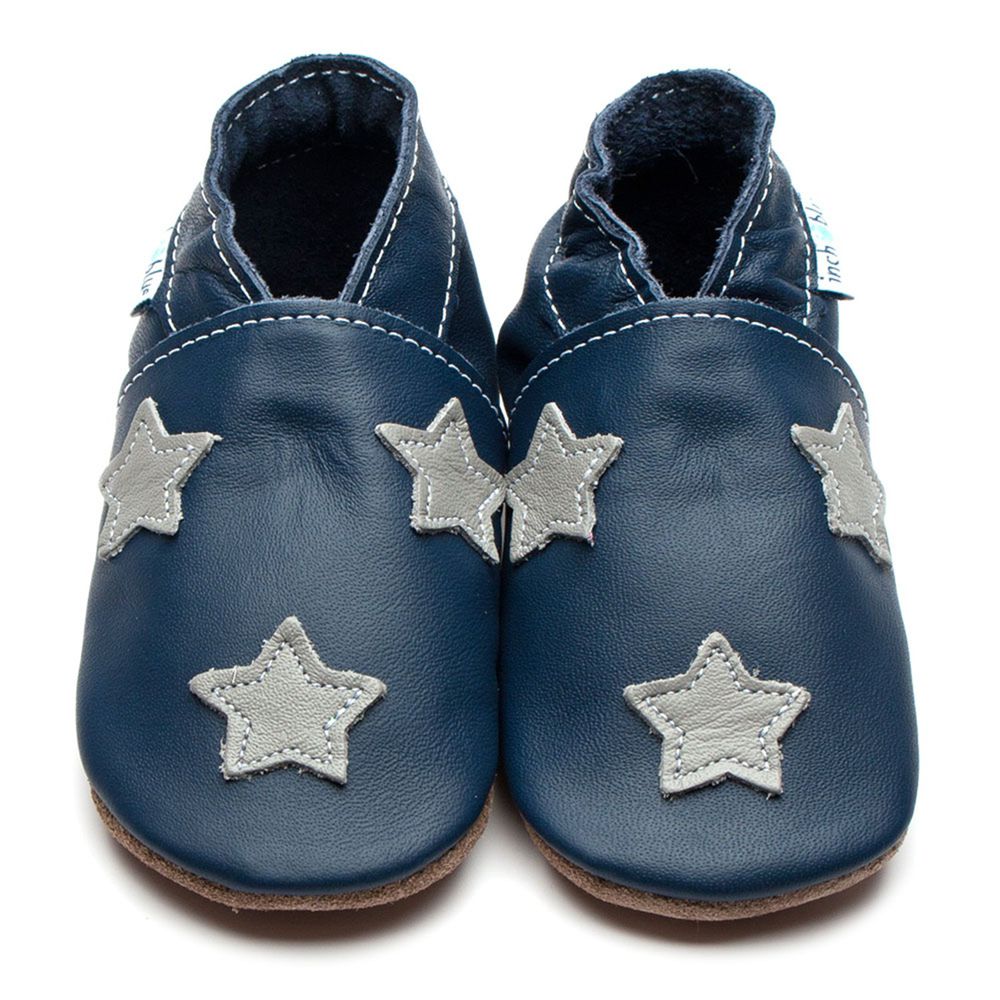 英國Inch Blue - 真皮手工寶寶鞋-閃耀星空