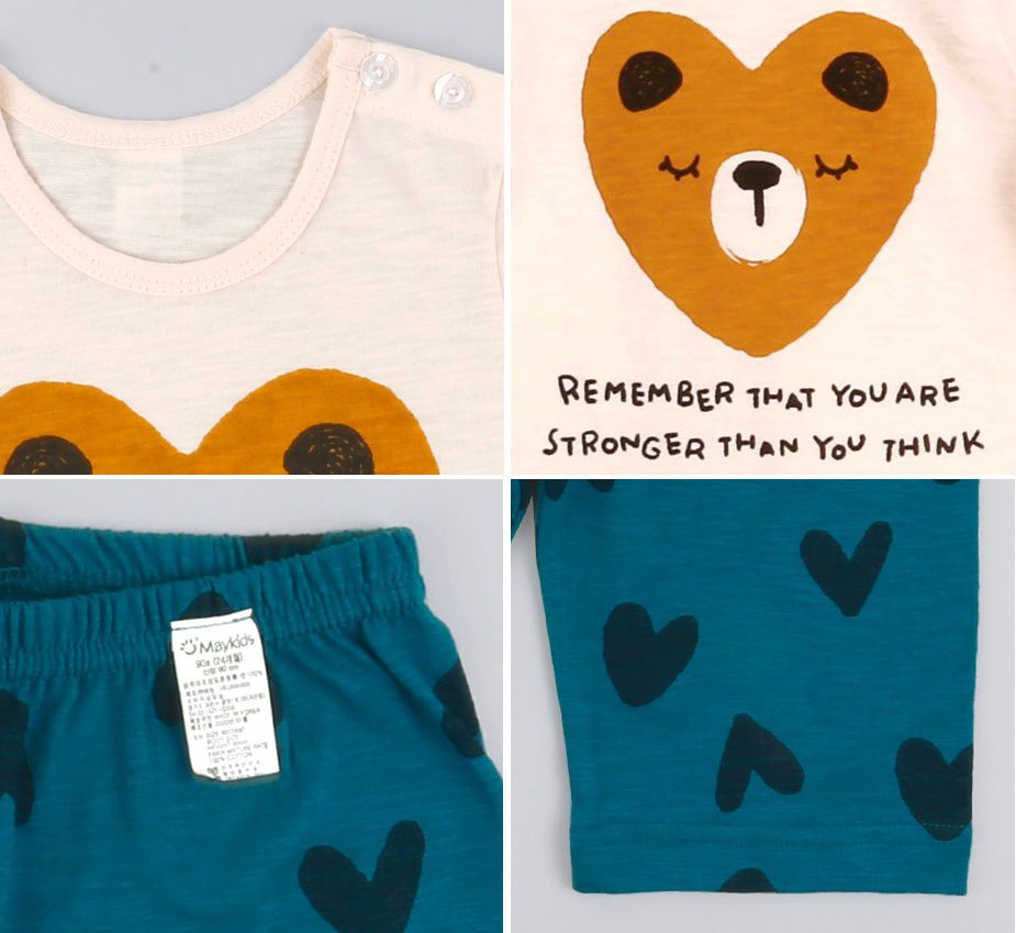 韓國 Maykids 七分袖新上市 ✭ 有機棉，透氣吸汗又安心！