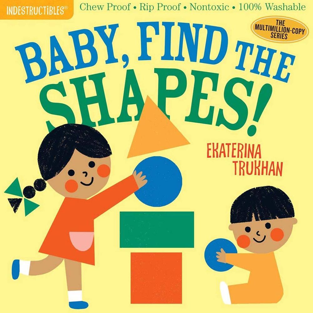 Indestructibles:Baby, Find the Shapes!-咬咬書