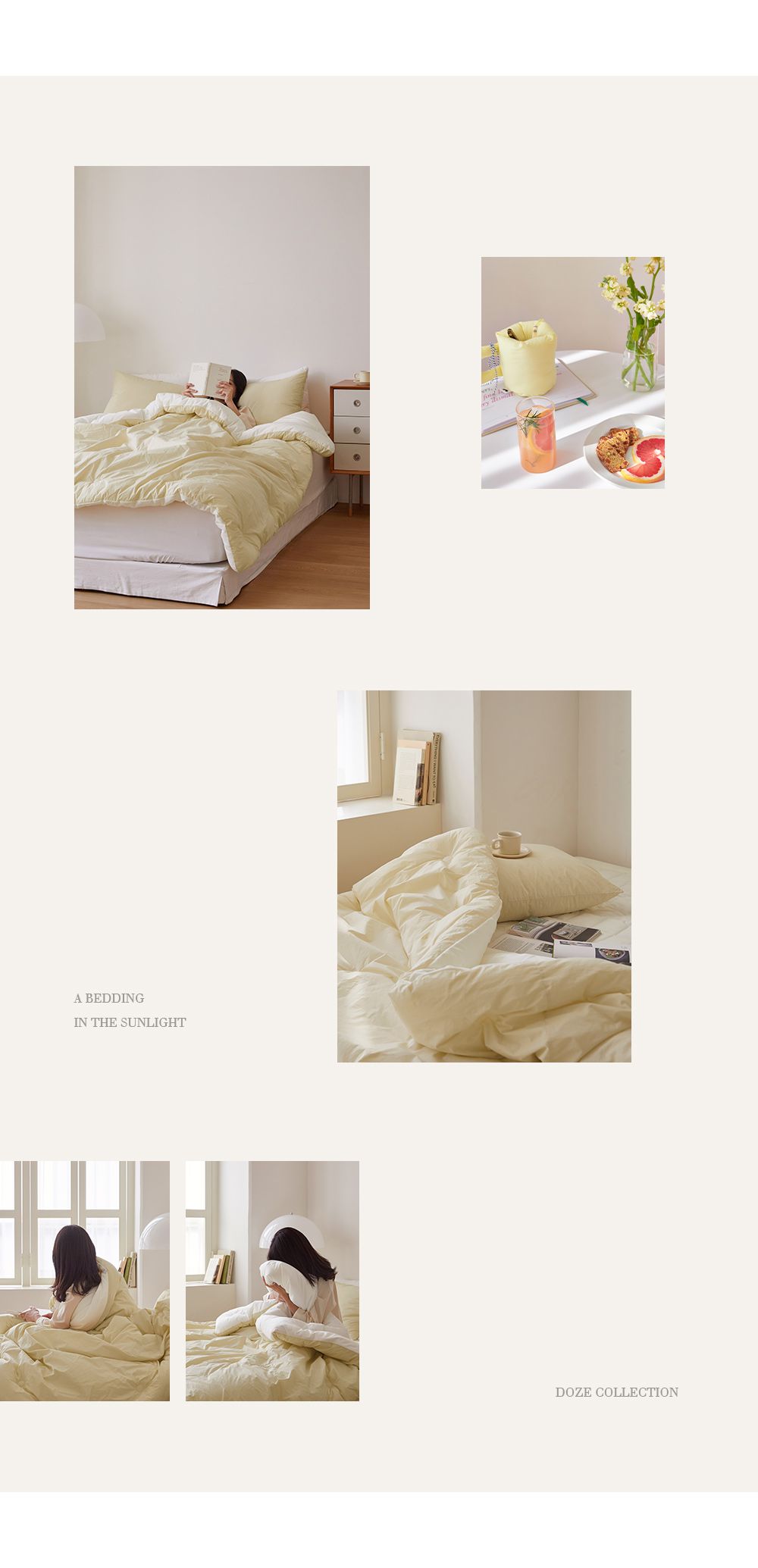 韓國 Maatila - 高密度60支棉舒柔超細纖維棉被(冬被)-奶油黃