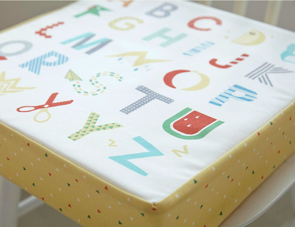 韓國 Prielle - 7cm厚增高坐墊-鱷魚 (35X35X7cm)