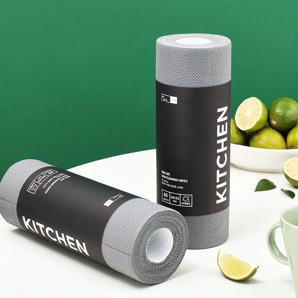 LIFE 居家拋棄式洗碗布 60張