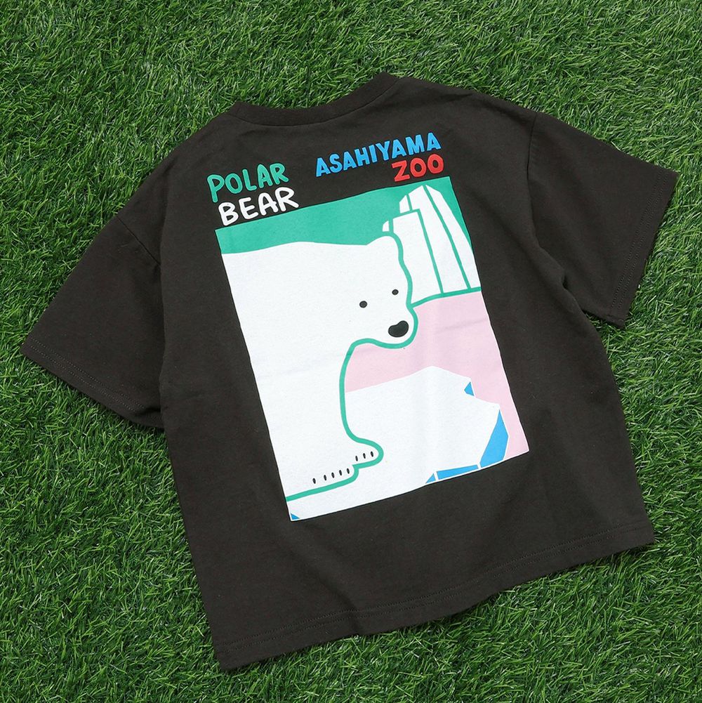 旭山動物園應援 純棉限量短袖上衣-炭黑