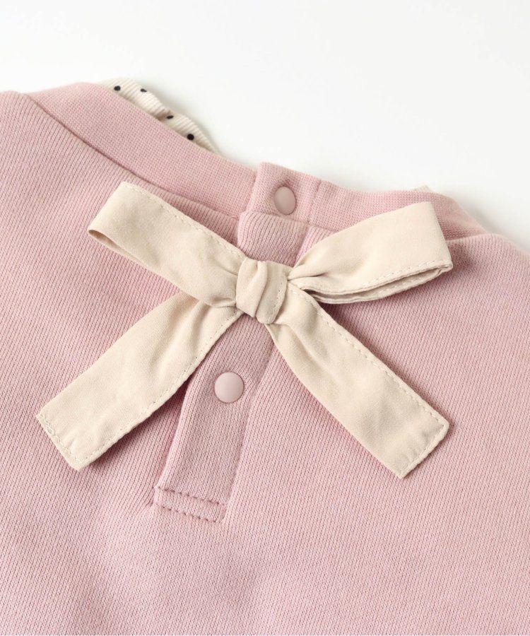 日本 apres les cours - 假二件交叉拼接氣質少女洋裝-白x格紋