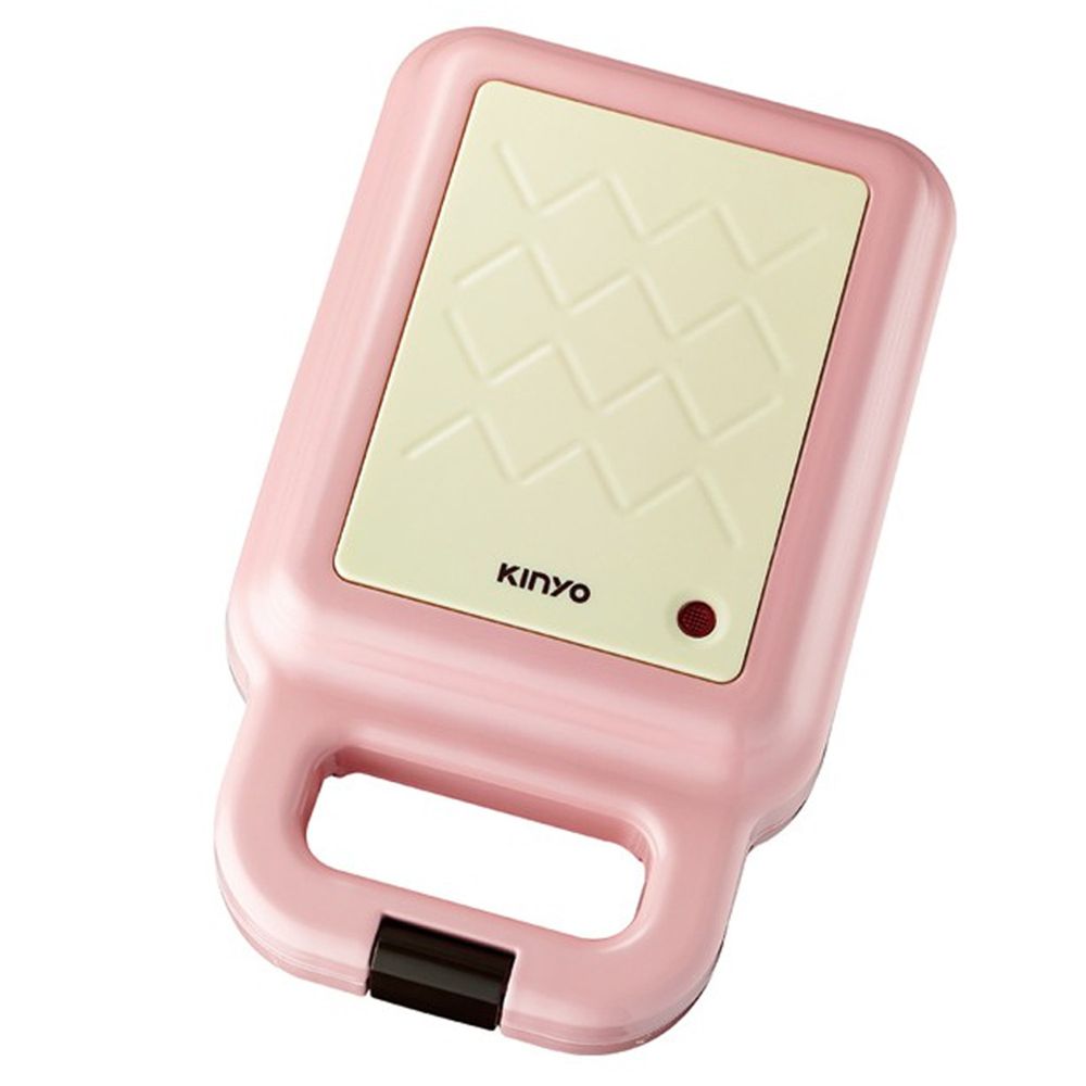KINYO - 多功能三明治機/點心機/鬆餅機 (SWM-2378)-粉色 (W138xH222xD90mm)