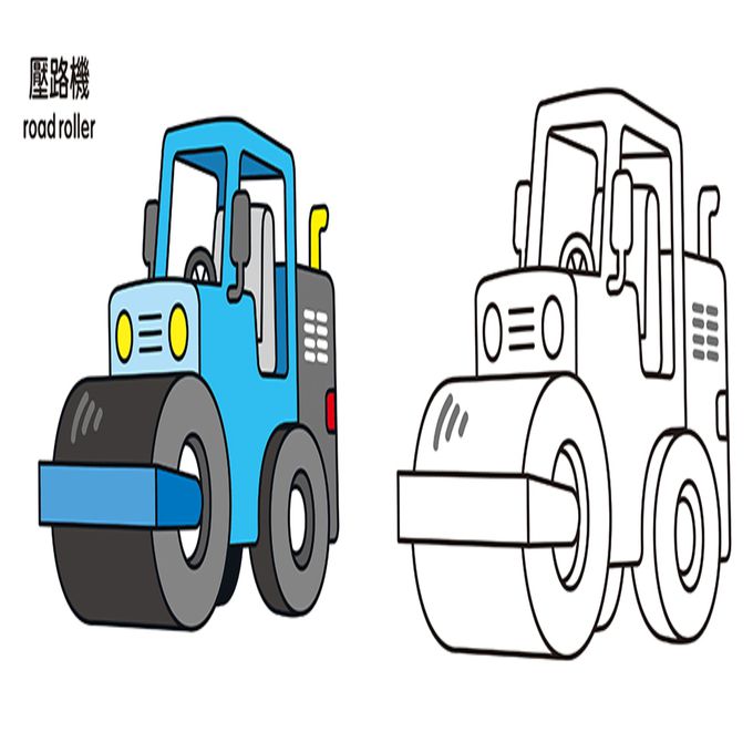 寶寶認知黏貼書+寶寶認知塗色本：交通工具(熱銷版)