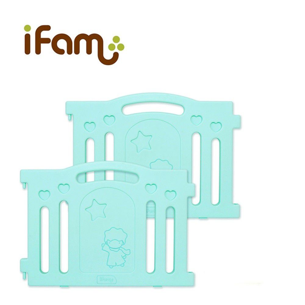 韓國 iFam - BaBy Room 圍欄延伸門片-綠色