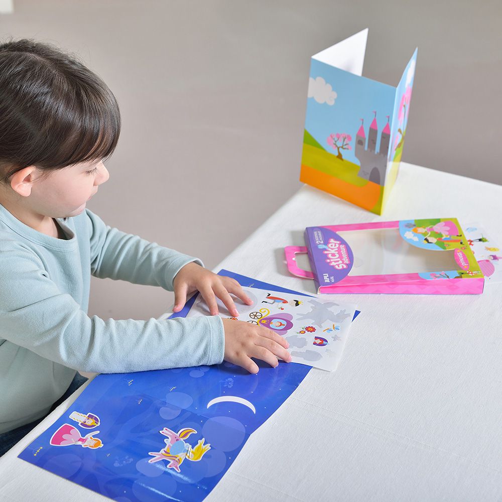 西班牙 APLI - 旅遊貼紙-公主派對