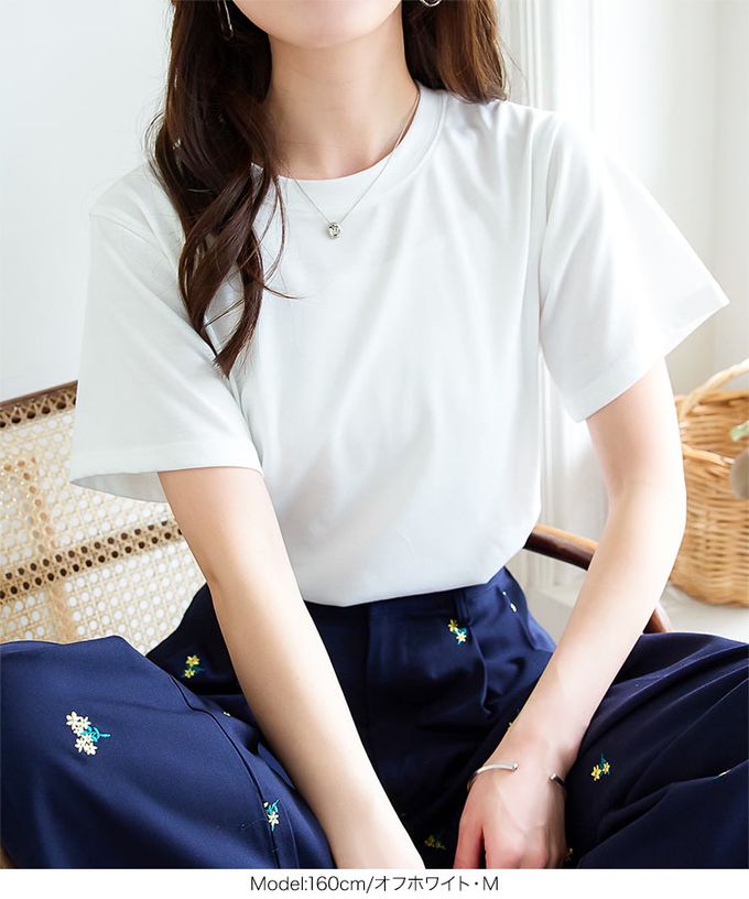 日本 Kobe Lettuce - 抗透汗機能 圓領短袖T恤-黑