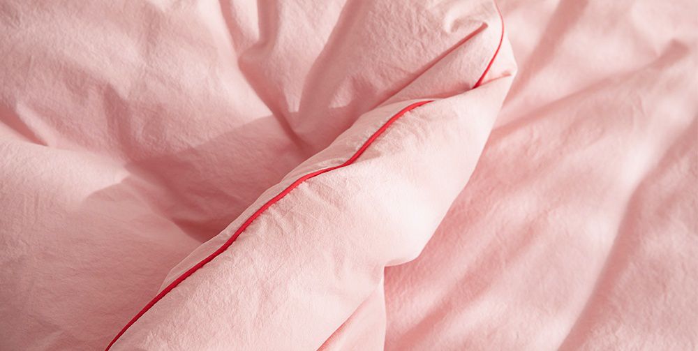 韓國 Maatila - (兒童款)可水洗高密度純棉棉被-草莓粉