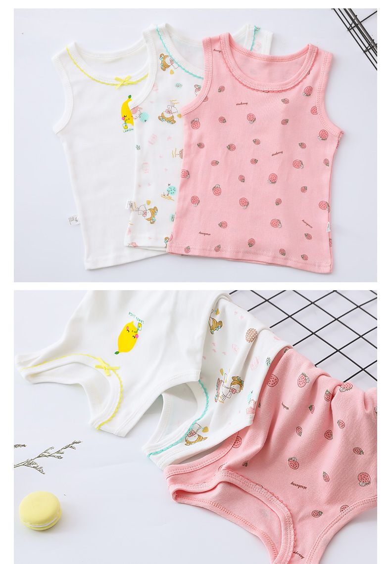 純棉兒童無袖上衣-工程車-湖水綠