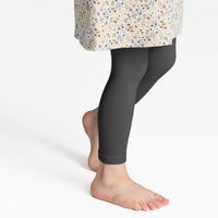 GIAT - 2件組-女童超細纖維彈力九分褲襪-深灰