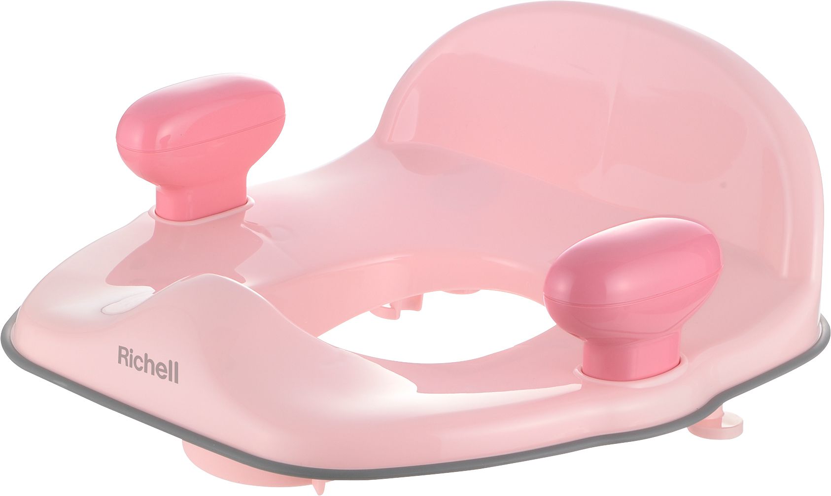 日本 Richell 利其爾 - Pottis粉灰抑菌輔助便座-抑菌-粉灰-18m以上