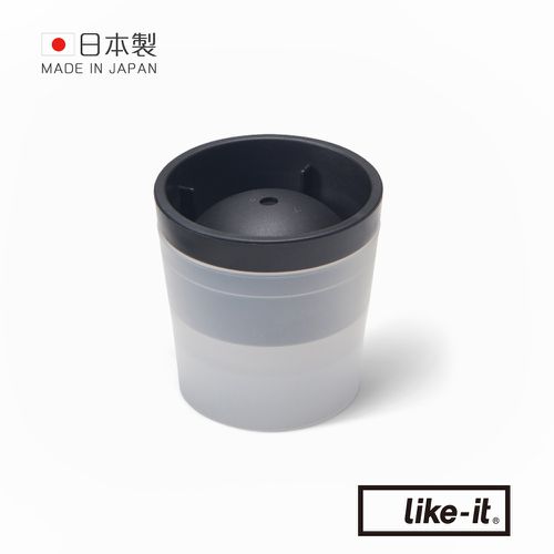 日本 like-it - 日製威士忌冰球製冰盒-黑-6cm