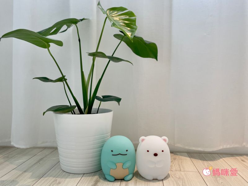 日本 Hashy - 安全矽膠抱抱安撫小夜燈-角落生物恐龍 (M(約12.6x11.5x16.5cm))