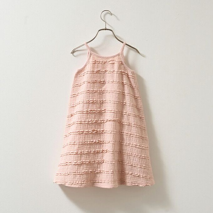 日本 Lycee mine - 度假感層次蕾絲吊帶洋裝-黑