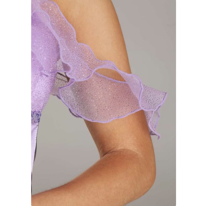 love, charlotte - 氣質美人魚雙色翻轉亮片魚尾洋裝--少女成人尺寸