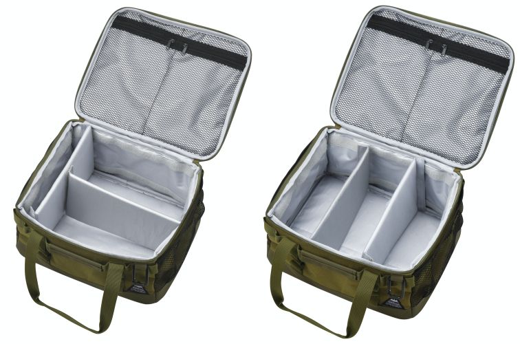 日本 Seto Craft - 露營風 方形保溫保冷提袋(附隔層*2)-黑 (M(30x22x13cm))-9L