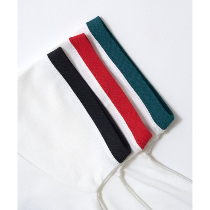 日本 b-ROOM - 聯名限定 短袖上衣-可愛三眼怪-白x墨綠