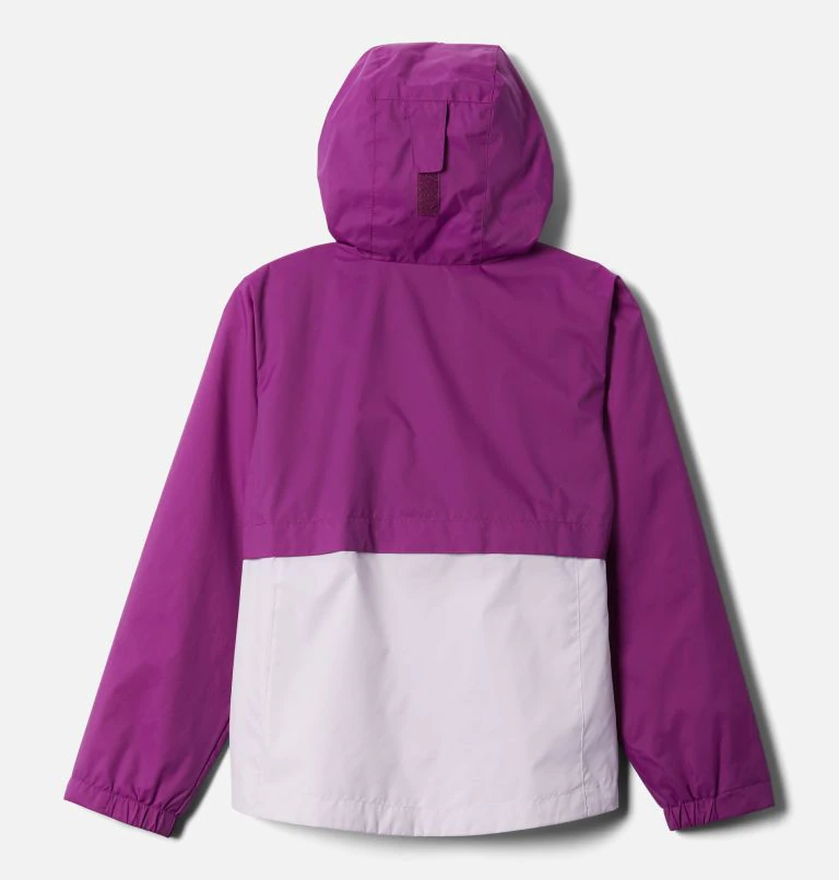 Columbia - 兒童內刷毛防風防水外套-Plum, Pale Lilac 紫色