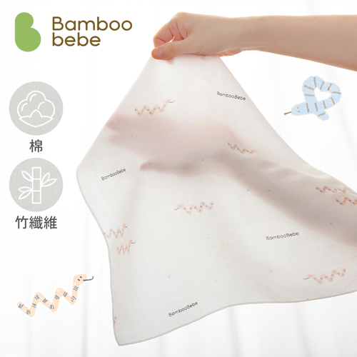 韓國媽媽首選【Bamboo bebe】韓製 幼兒用竹纖維手帕巾｜浴巾