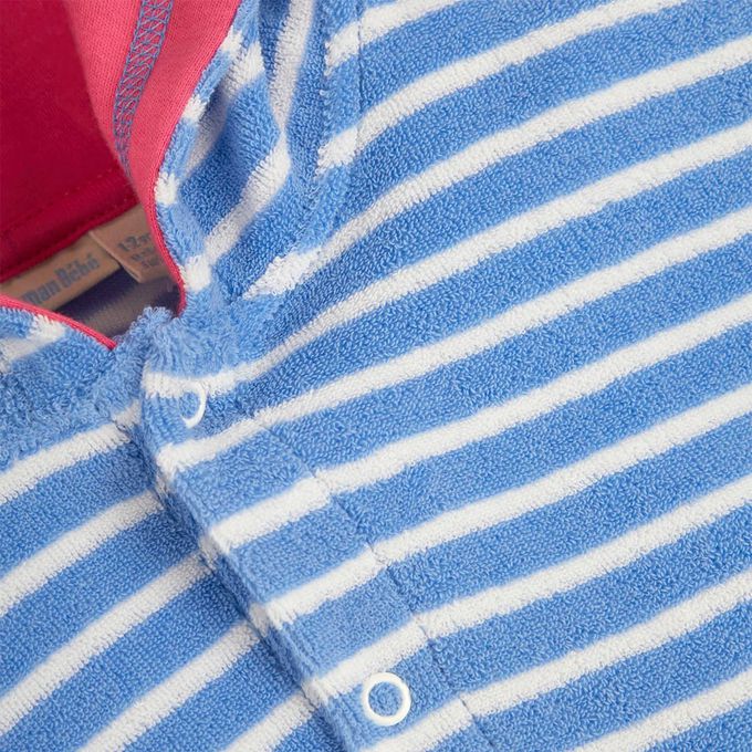 英國 JoJo Maman BeBe - 嬰幼兒/兒童游泳浴巾＆浴袍-火烈鳥