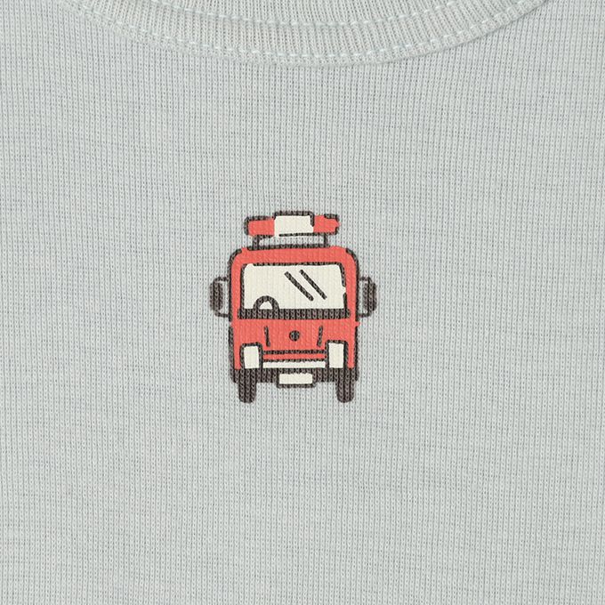 akachan honpo - ah長袖圓領上衣2件組-穿衣練習-藍色