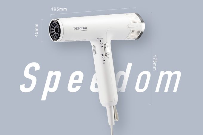 日本 TESCOM - 專業級負離子吹風機 TD880ATW-雪白色