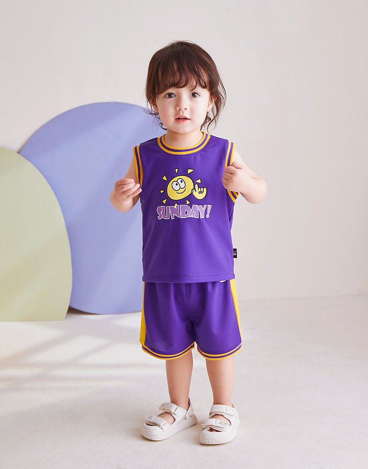 網眼運動風寬寬短褲-英文字母A-白色