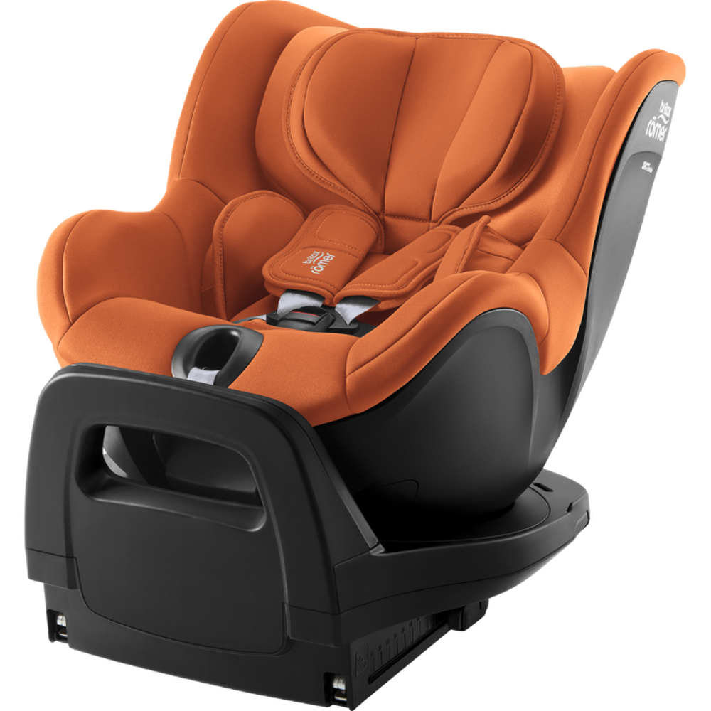 德國原裝Dualfix Pro ISOFIX 360度旋轉0-4歲汽座-干邑金-(贈皮椅保護墊)