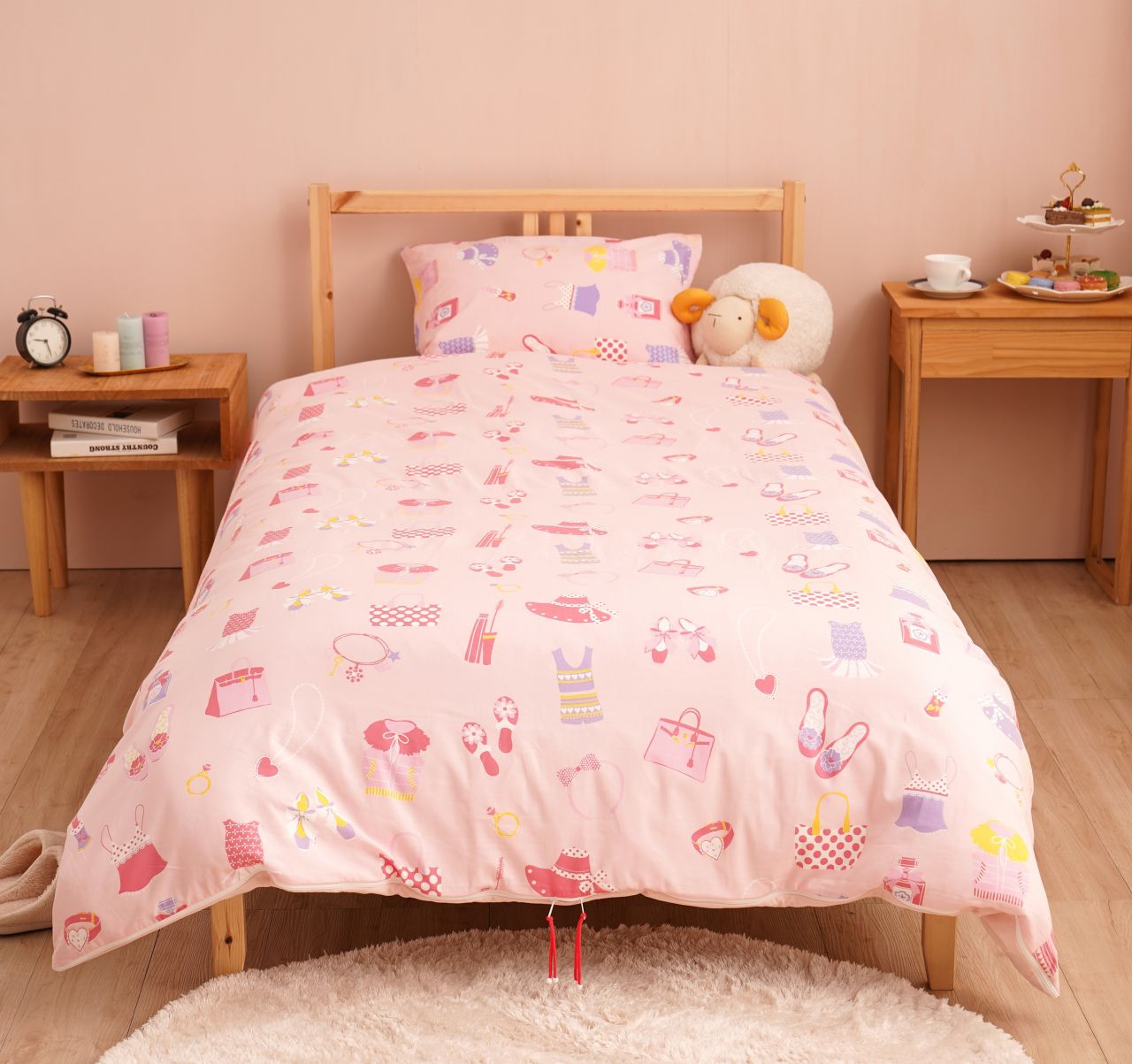 日本西村 Westy - [KIDS Design得獎款] OzBoy奧茲男孩-單人全開被套2件組-藍-單人款2件組-藍 (135 x 185 cm, 45 x 75 cm)-單人被套x1 + 枕頭套x1