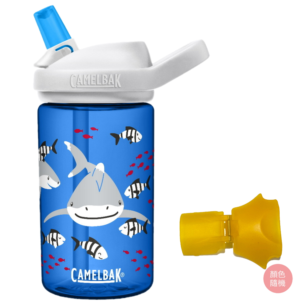 CamelBak - 【贈防塵蓋】EDDY+ 兒童吸管運動水瓶-鯊魚夥伴 (400ml)-156g