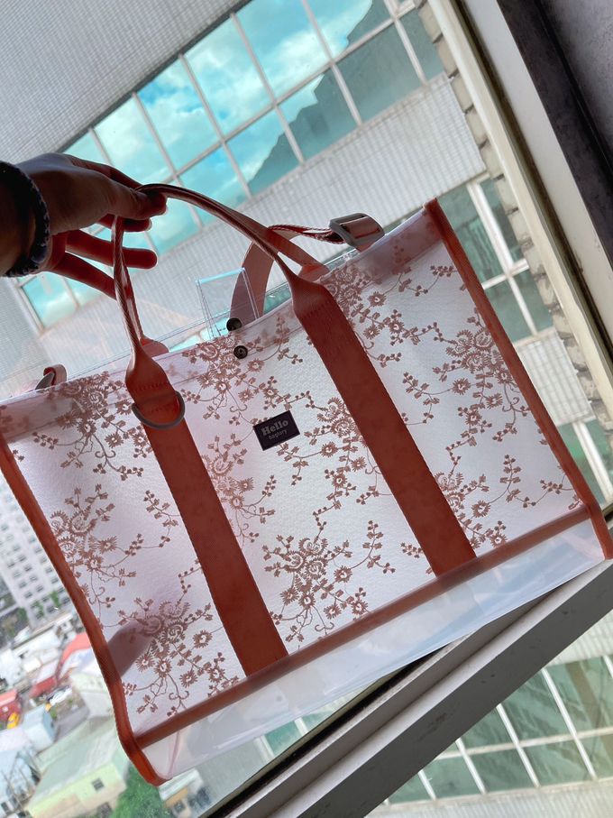 香港百寶袋王 Bagtory HK - 2023限量特別版蕾絲款手挽袋-公主粉蕾絲